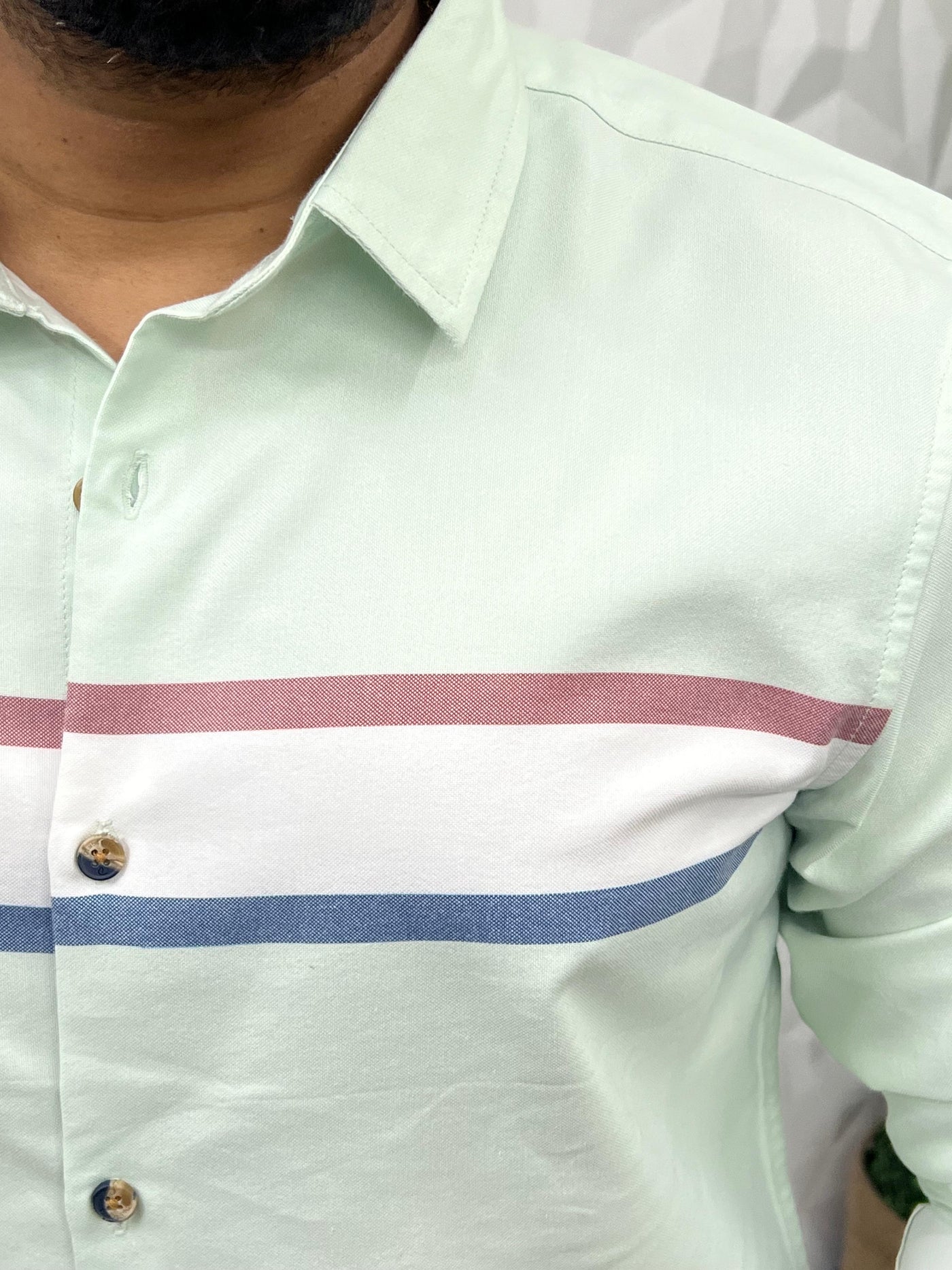 Chest pannel club wear shirt