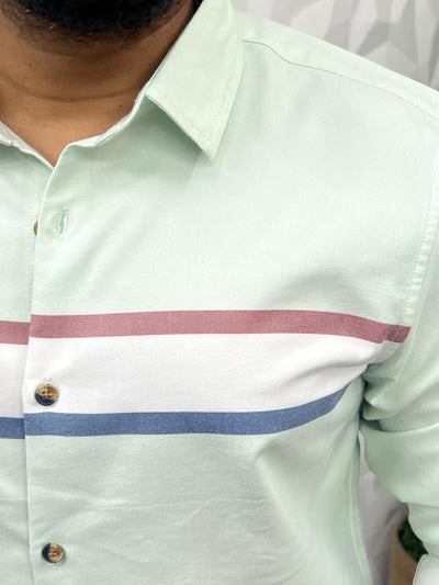 Chest pannel club wear shirt