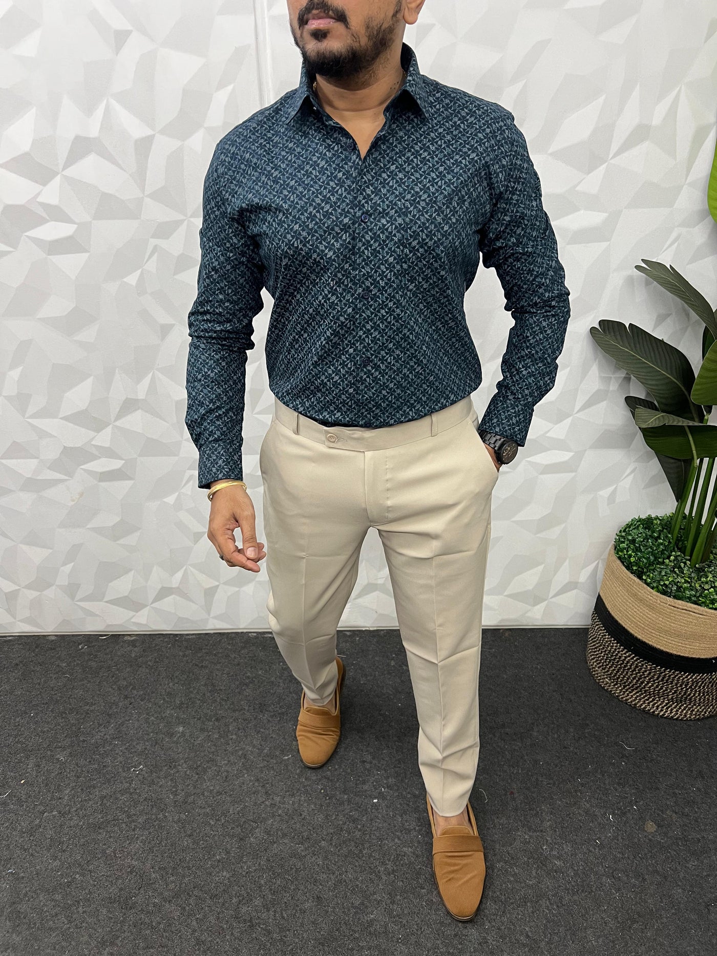 Cotton fabric formal prints
