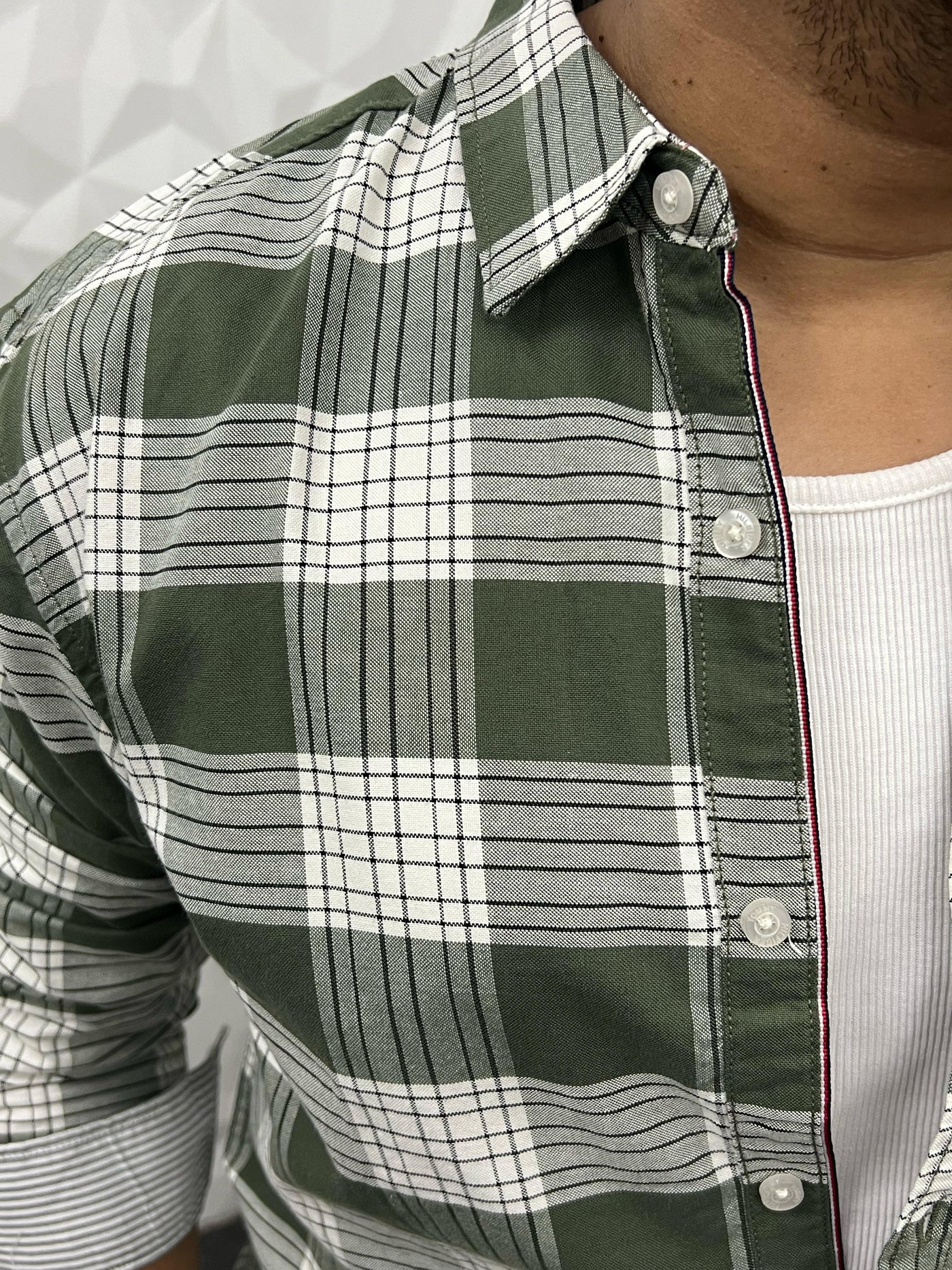 Oxford fabric branded chex