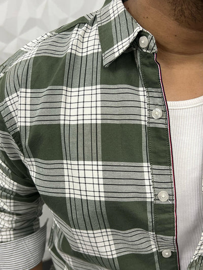 Oxford fabric branded chex