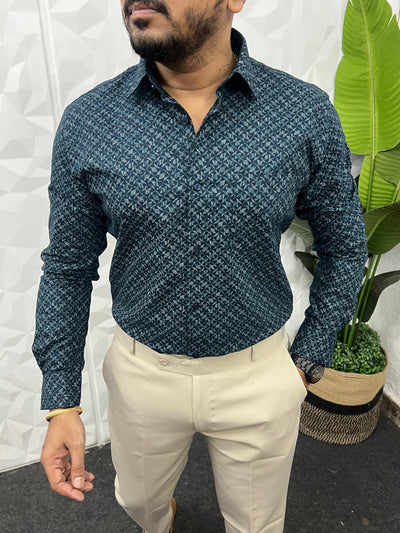 Cotton fabric formal prints