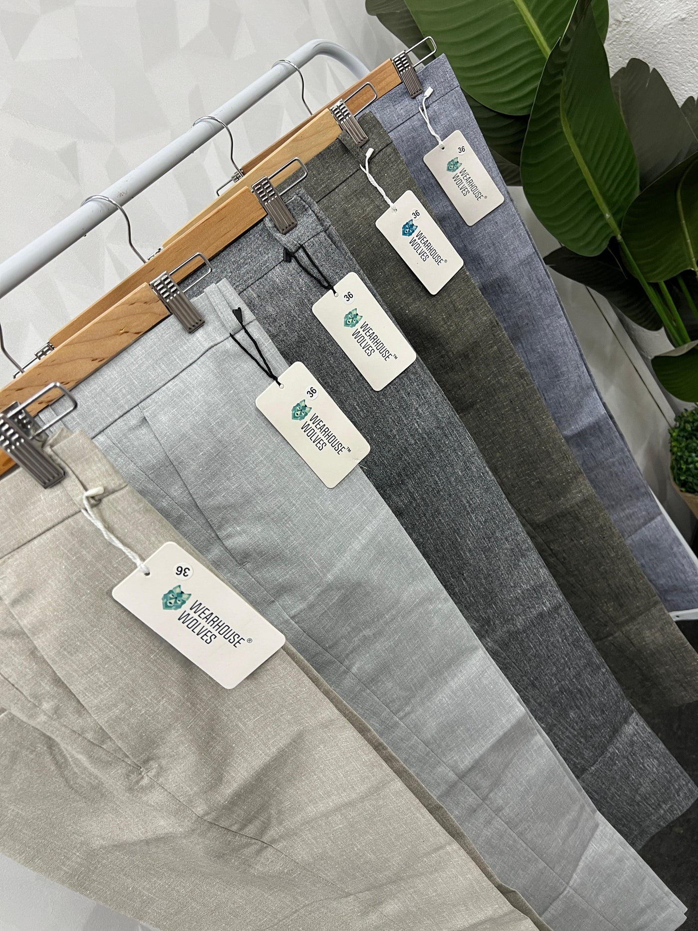 Cotton Linen fabric trouser