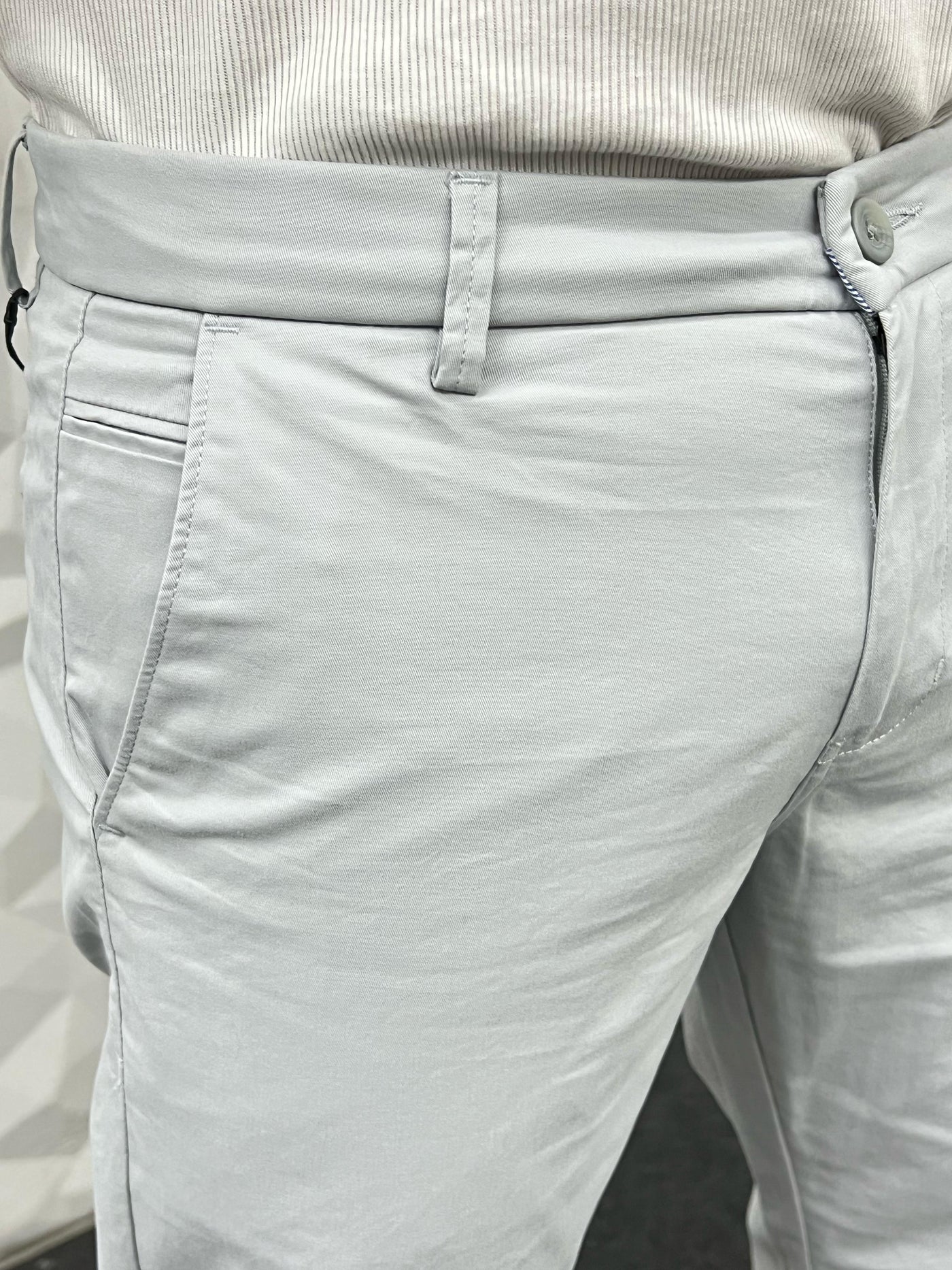 Cotton twill fabric chinos