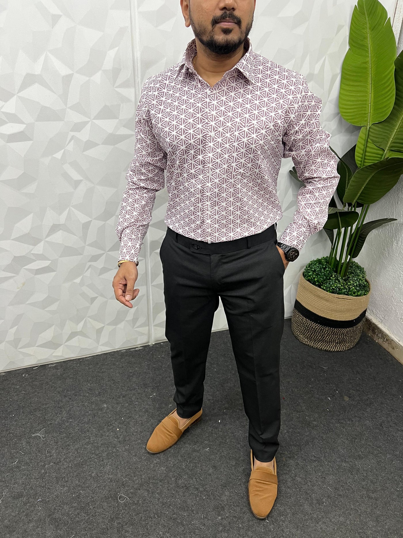 Cotton fabric formal prints