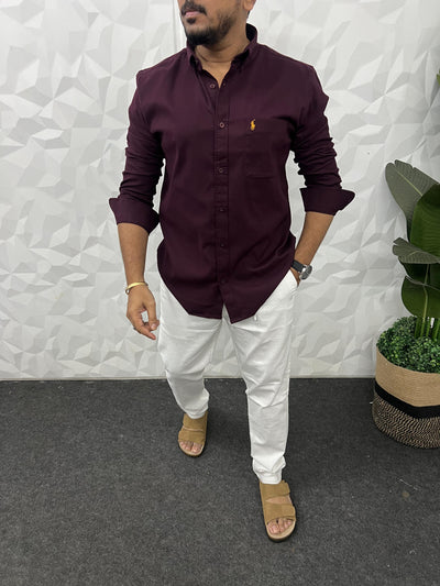 Corduroy lycra fabric shirt