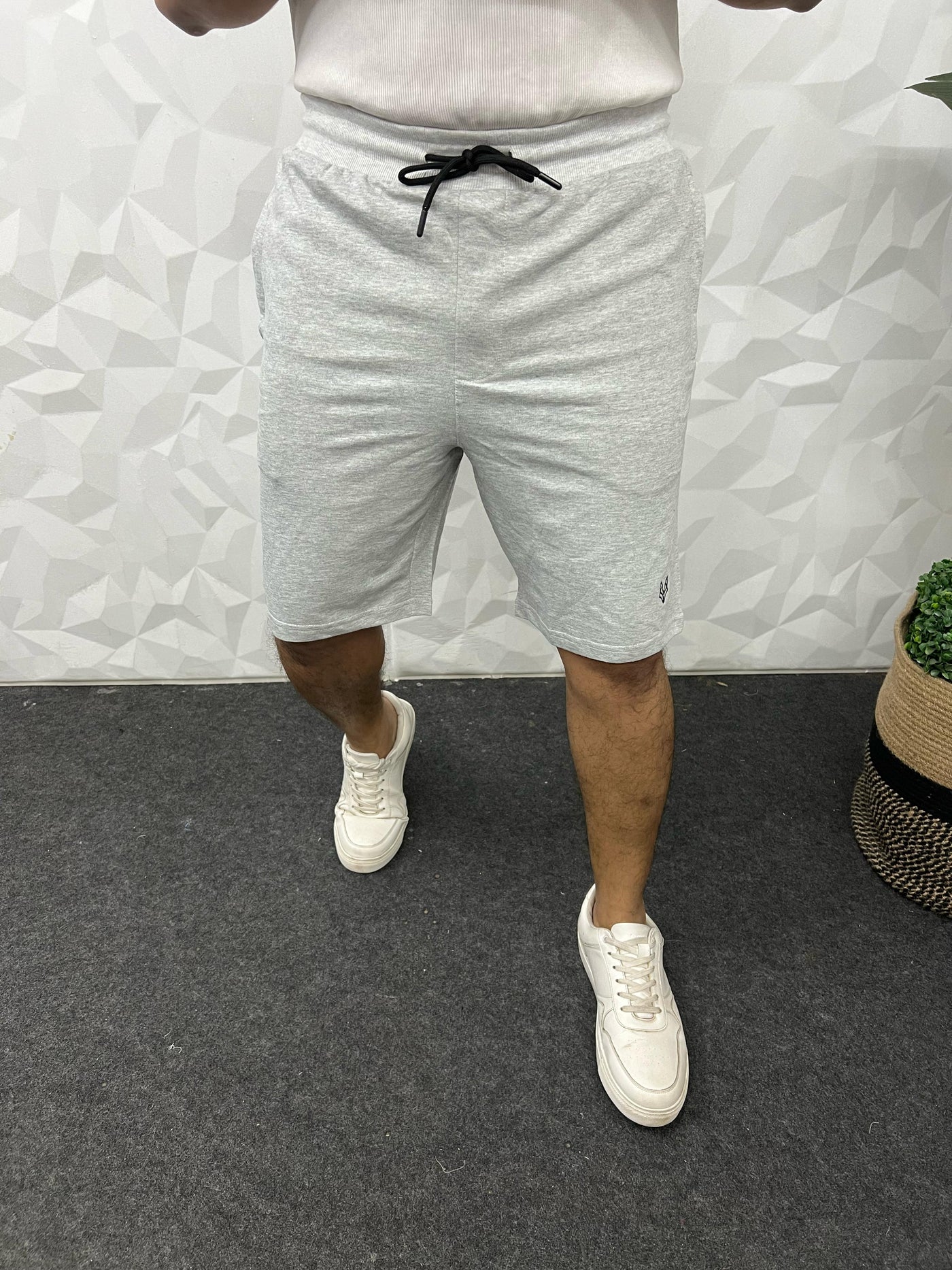 Cotton looper shorts