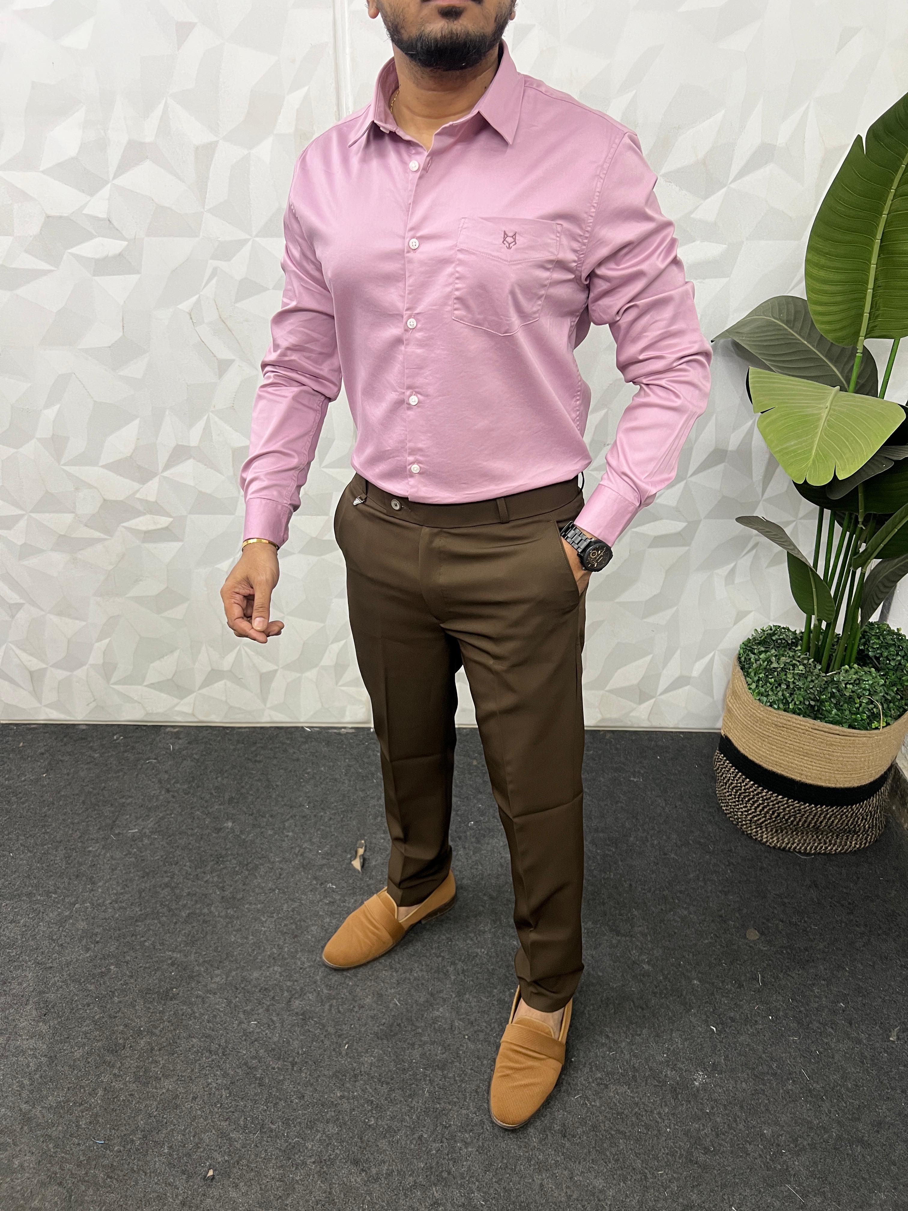Cotton lycra plain shirt
