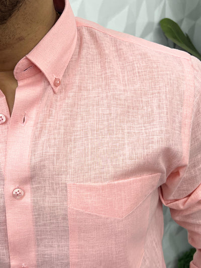 Khadi linen fabric plain shirt