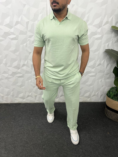 Cotton puff fabric cordset