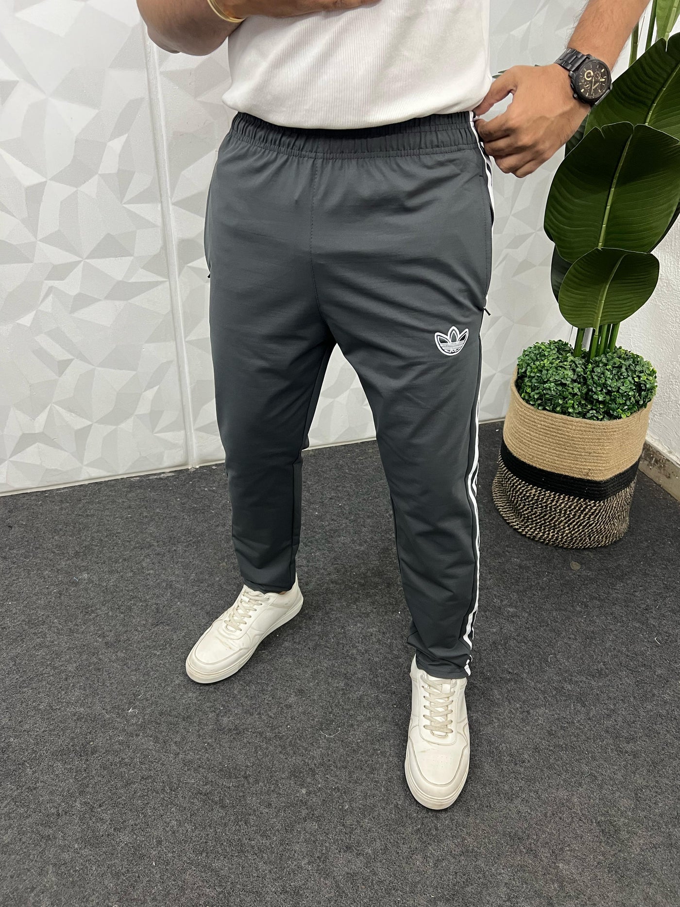 Imported lycra track pant