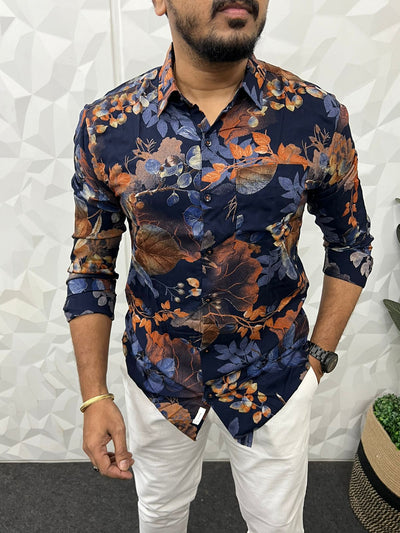 Vescos fabric printed shirt