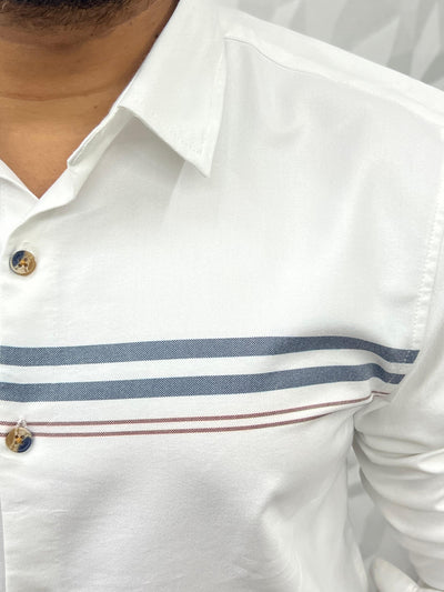 Chest pannel club wear shirt