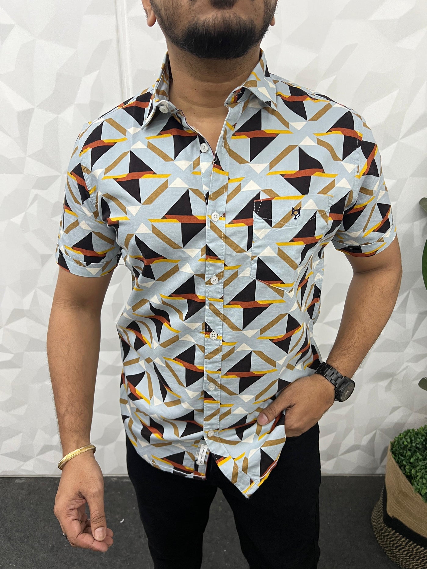 Export quality half printed shirt