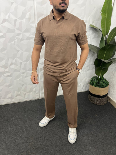 Cotton puff fabric cordset