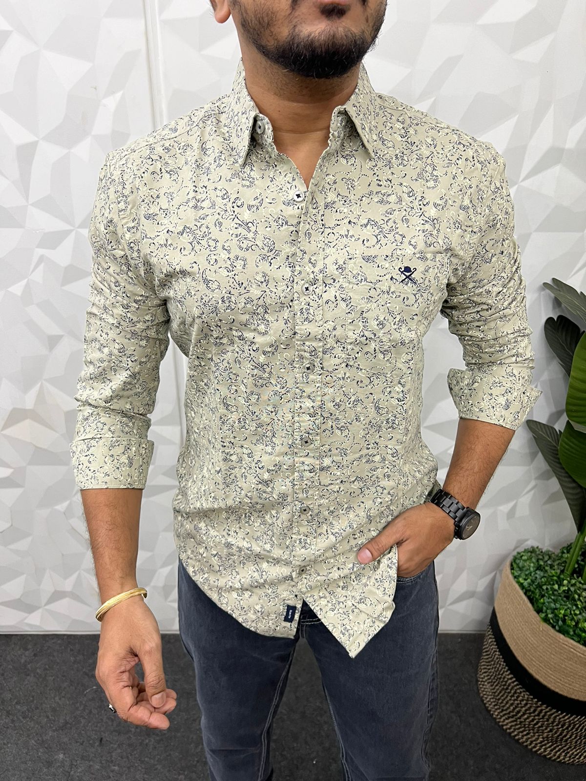 Export quality branded printed shirt