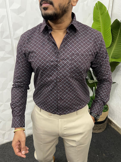 Cotton fabric formal prints