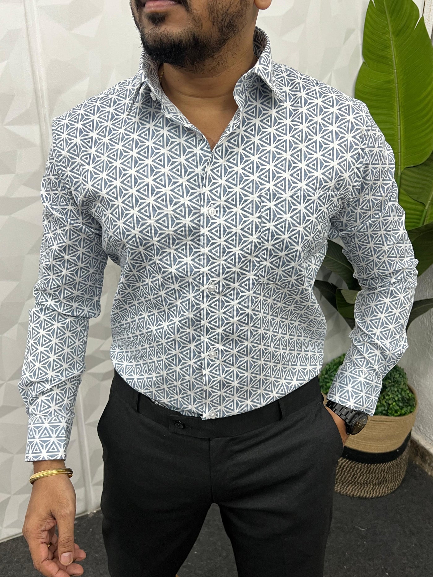 Cotton fabric formal prints