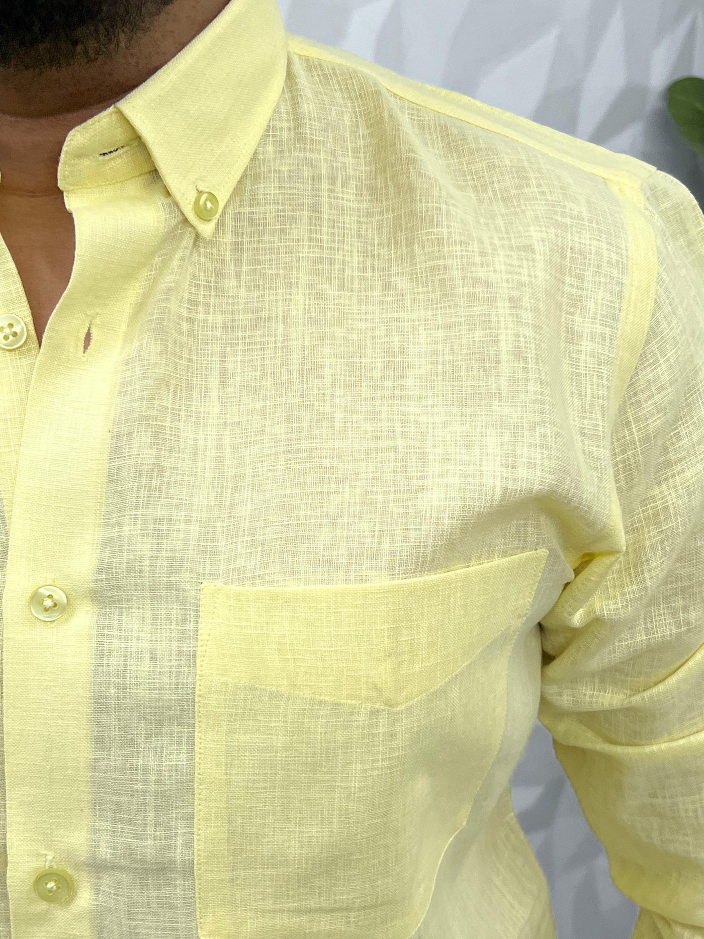 Khadi linen fabric plain shirt
