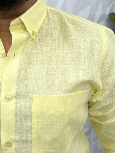 Khadi linen fabric plain shirt