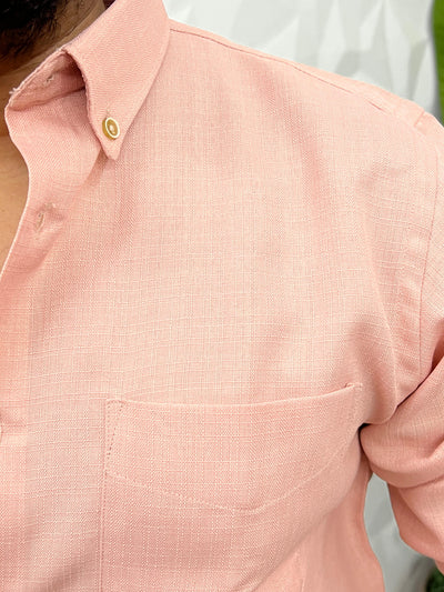 Imported fabric linen shirts