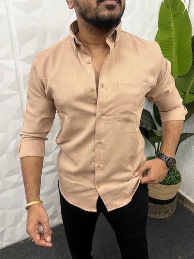 Imported fabric linen shirts