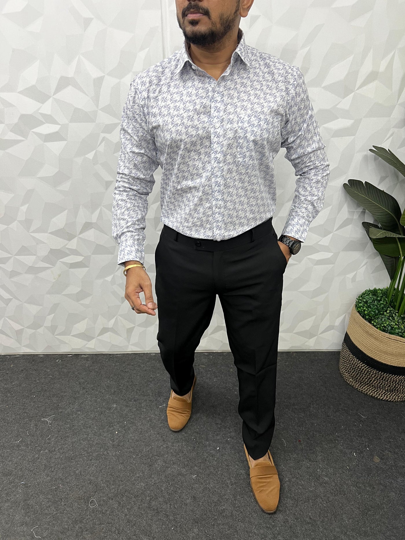 Cotton fabric formal prints