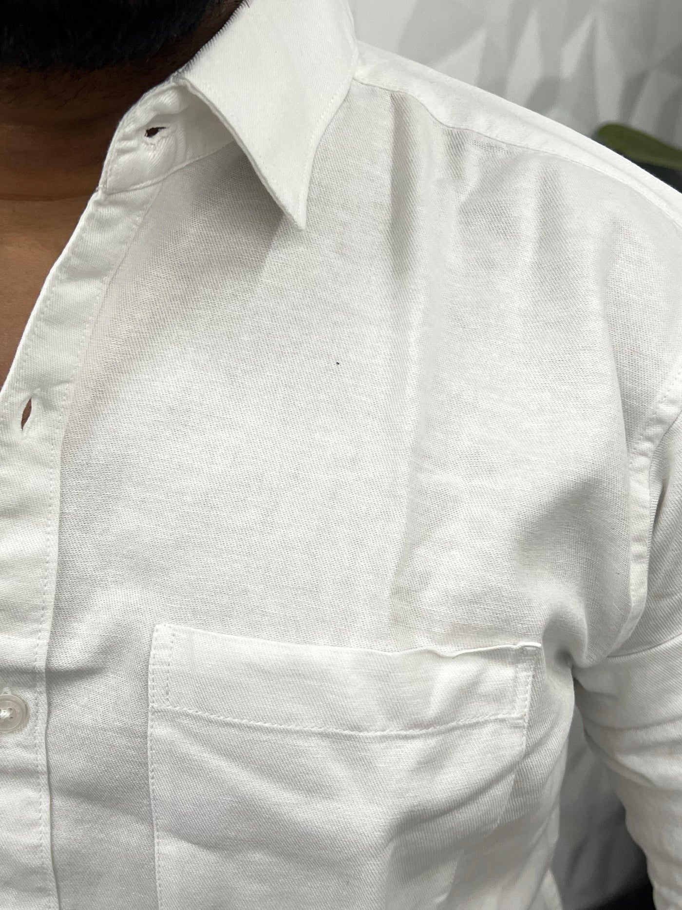 Twill fabric plain shirt