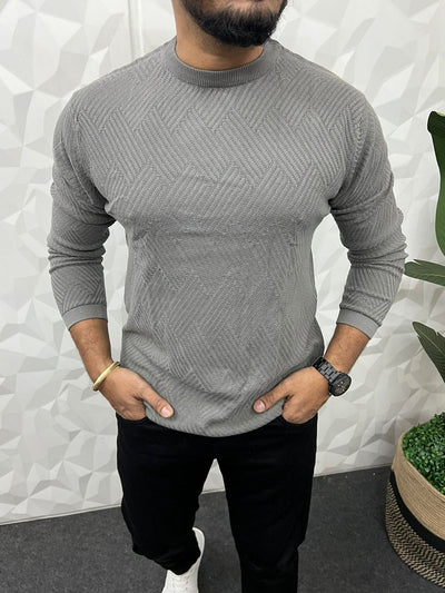 Pepe knitted full sleeve t-shirt ( grey )