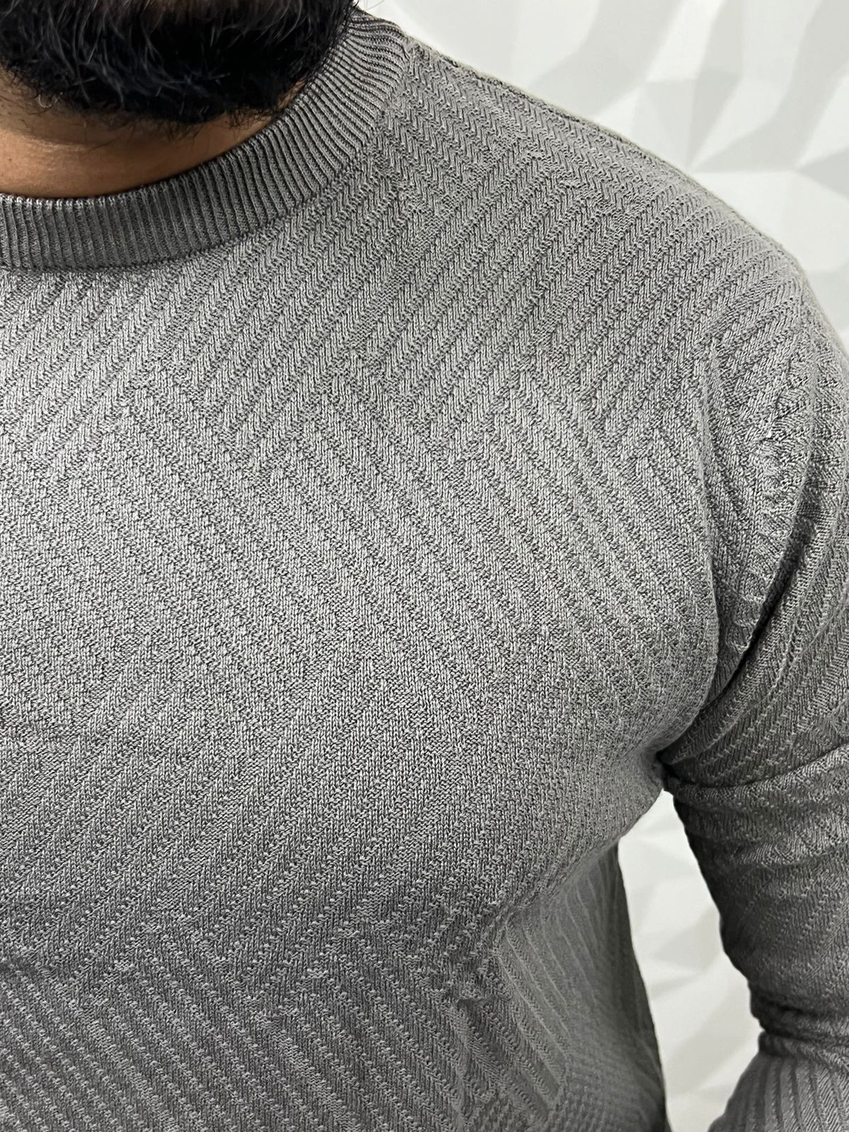 Pepe knitted full sleeve t-shirt ( grey )