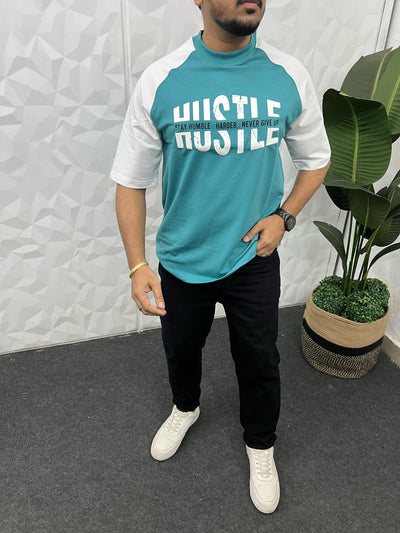 Cotton looper raglan t-shirt