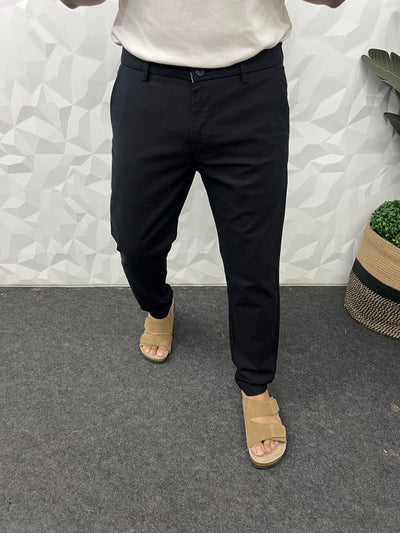 Linen fabric chinos