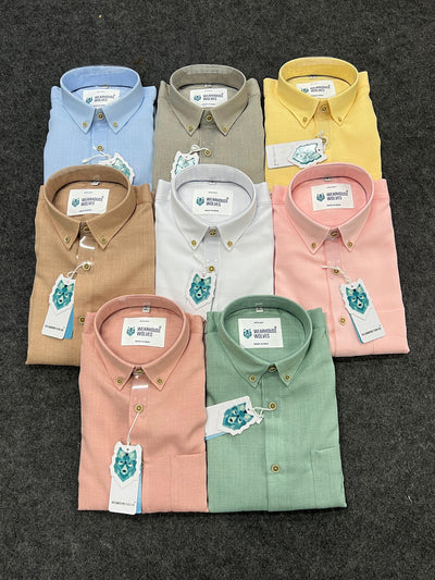 Imported fabric linen shirts