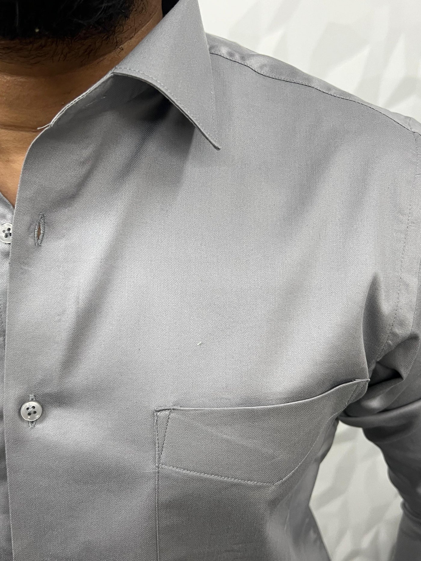 Cotton lycra fabric plain shirt