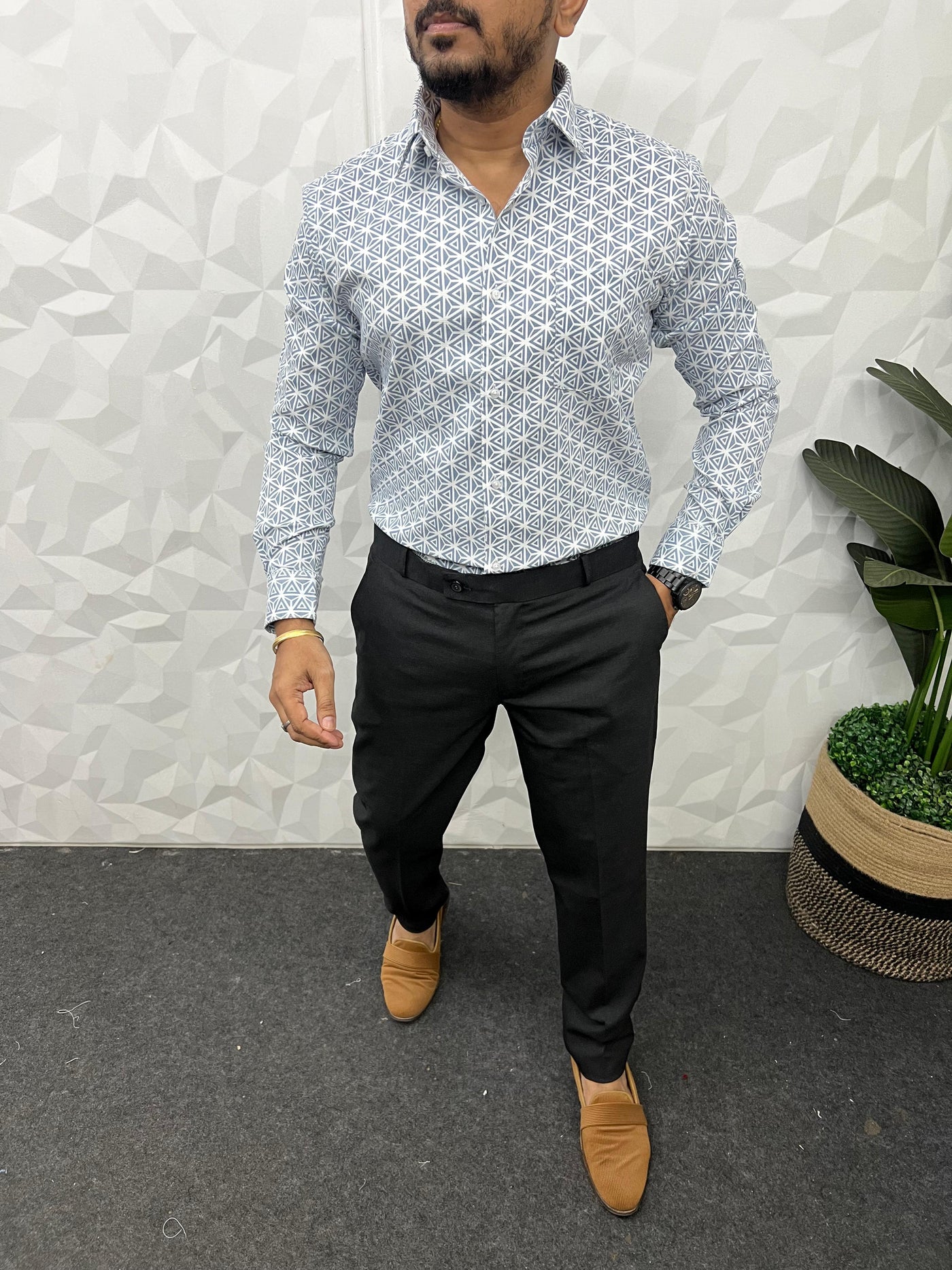 Cotton fabric formal prints