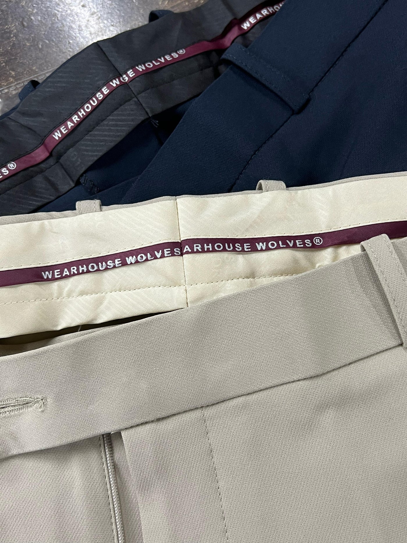 Cotton lycra fabric dark brown trouser