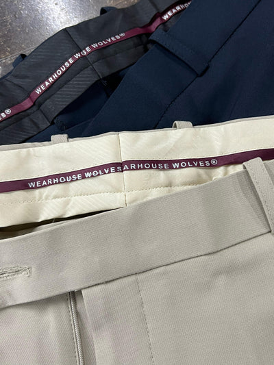 Cotton lycra fabric dark brown trouser