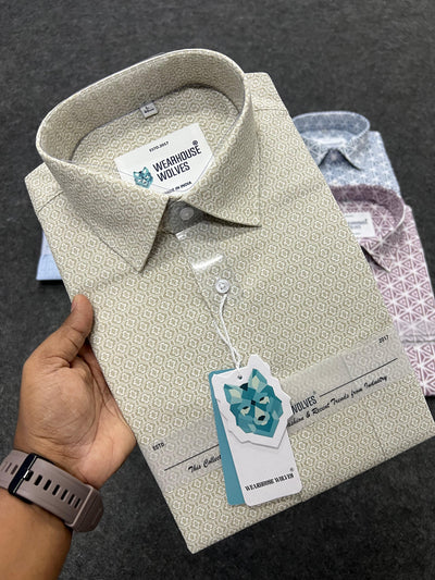 Cotton fabric formal prints