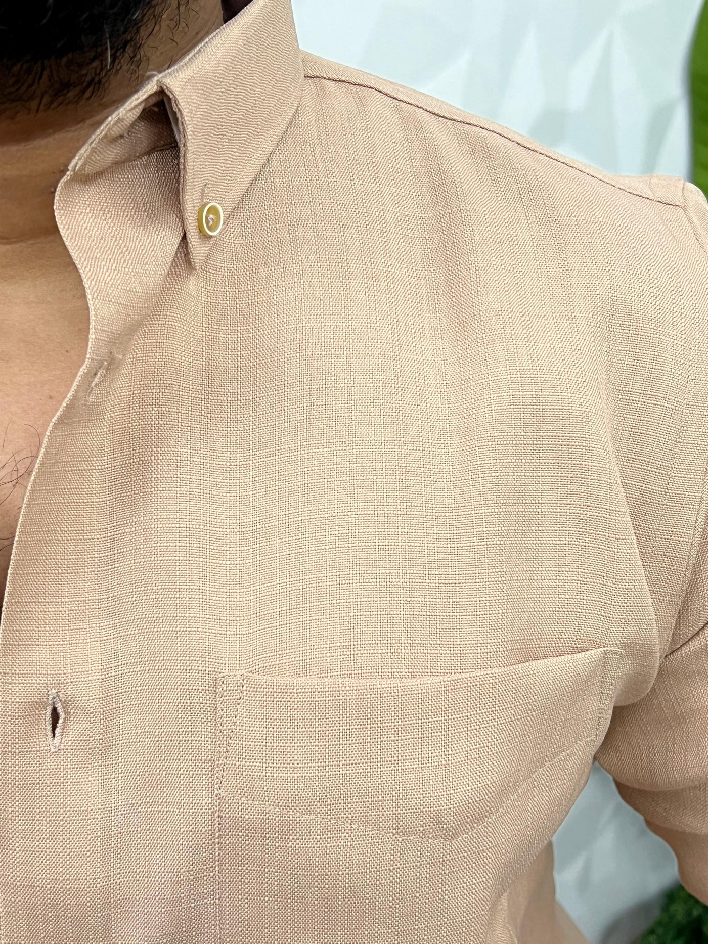 Imported fabric linen shirts