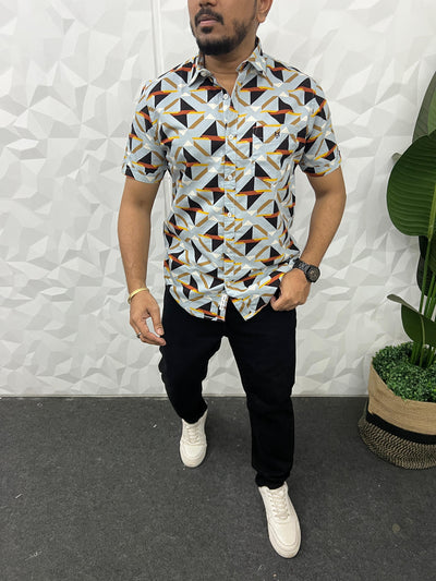 Export quality half printed shirt