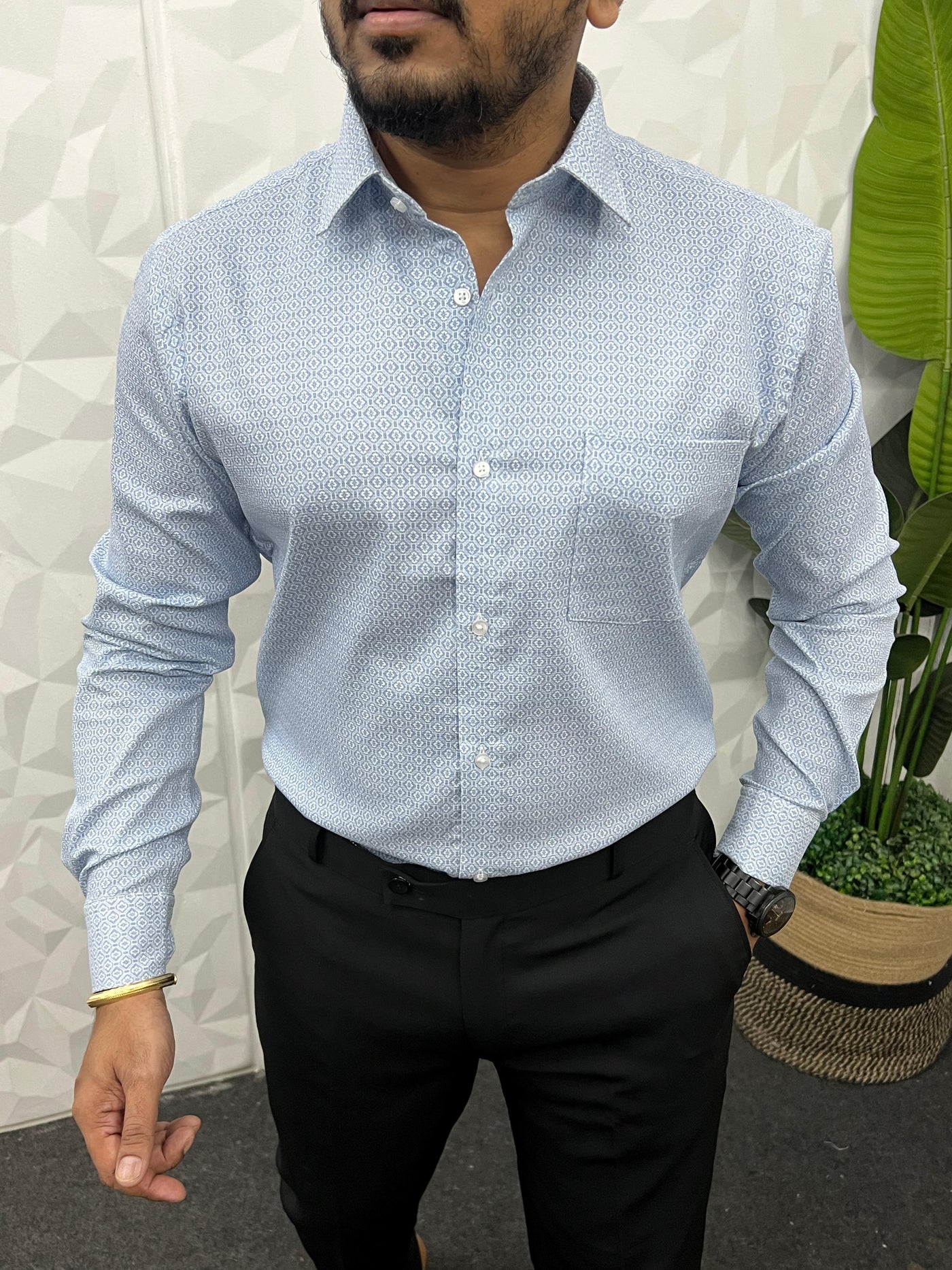 Cotton fabric formal prints