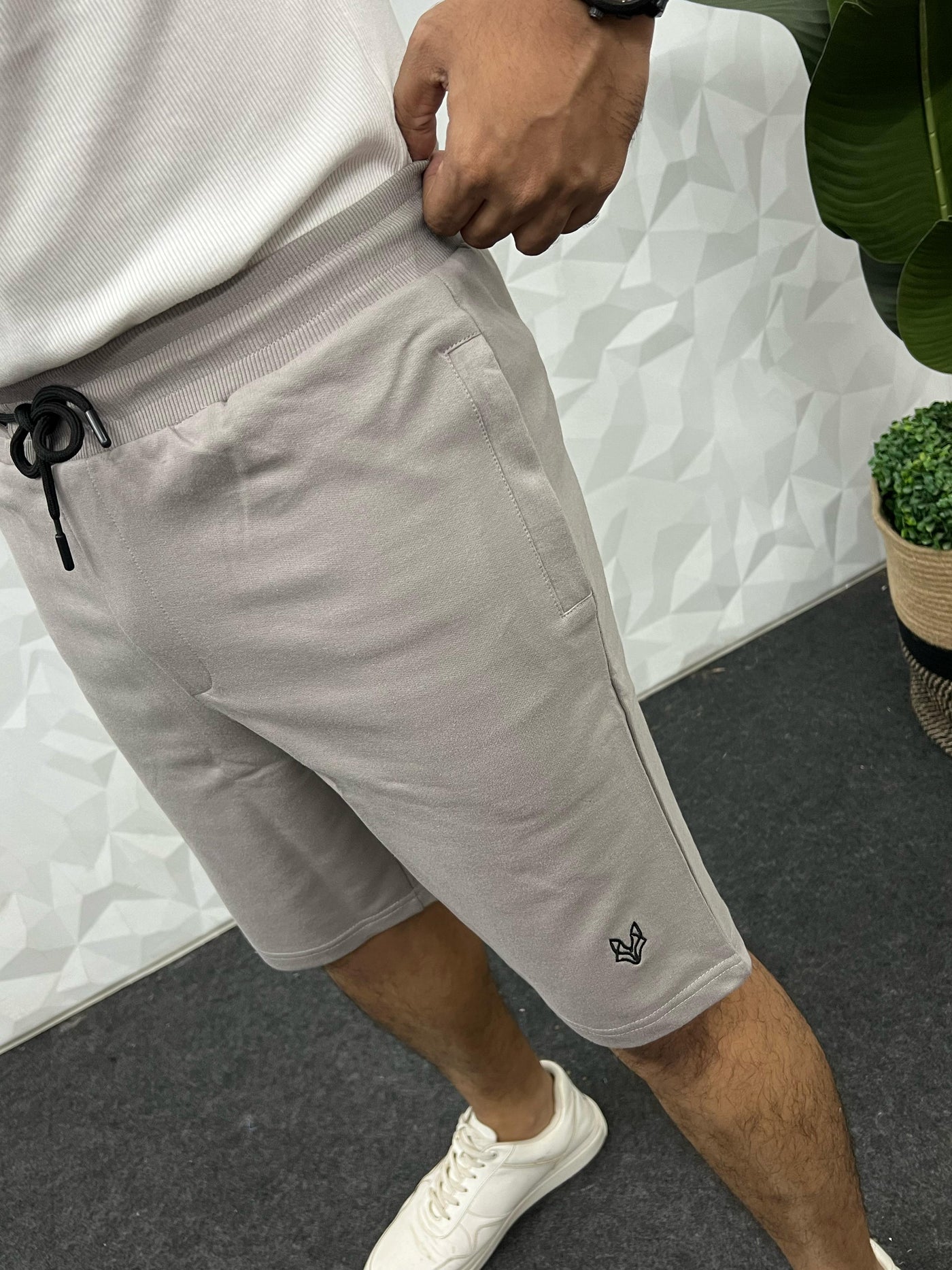 Cotton looper shorts