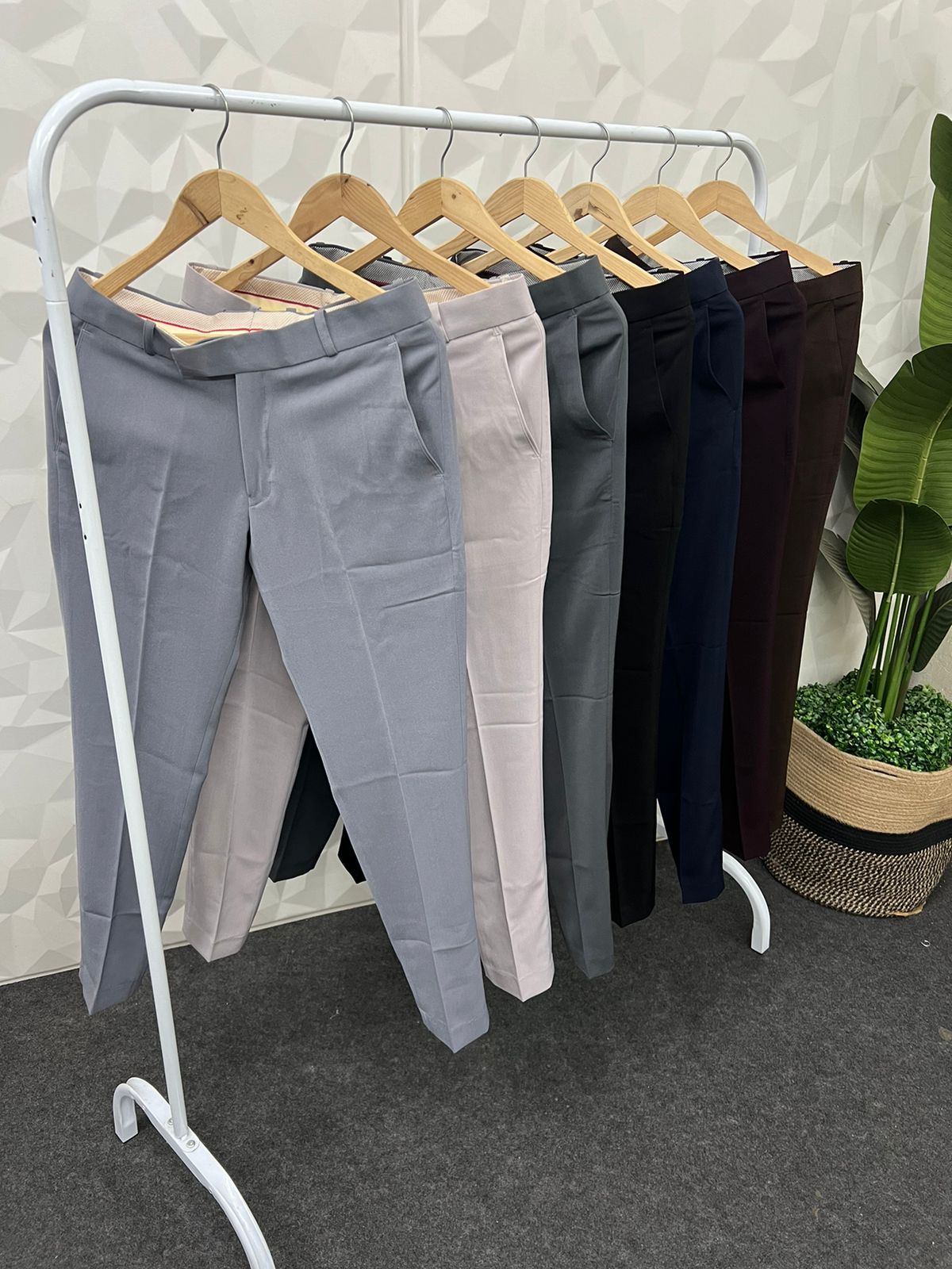 Lachka fabric trouser ( light grey )