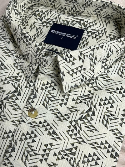 Cotton giza premium printed shirt