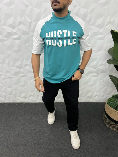 Cotton looper raglan t-shirt