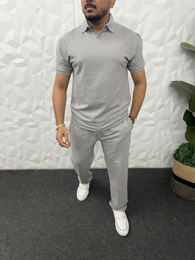 Cotton puff fabric cordset