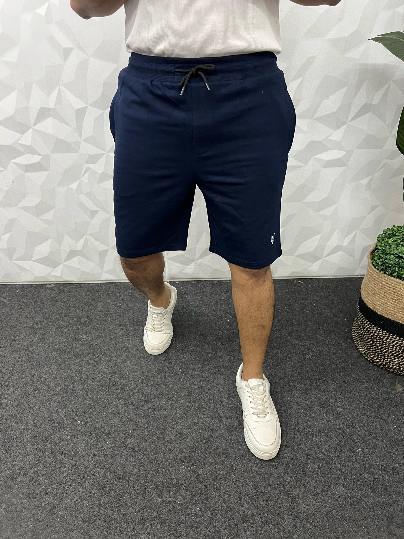 Cotton looper shorts