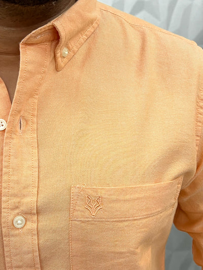 Yarn dyed pestal oxford shirt