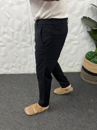 Linen fabric chinos