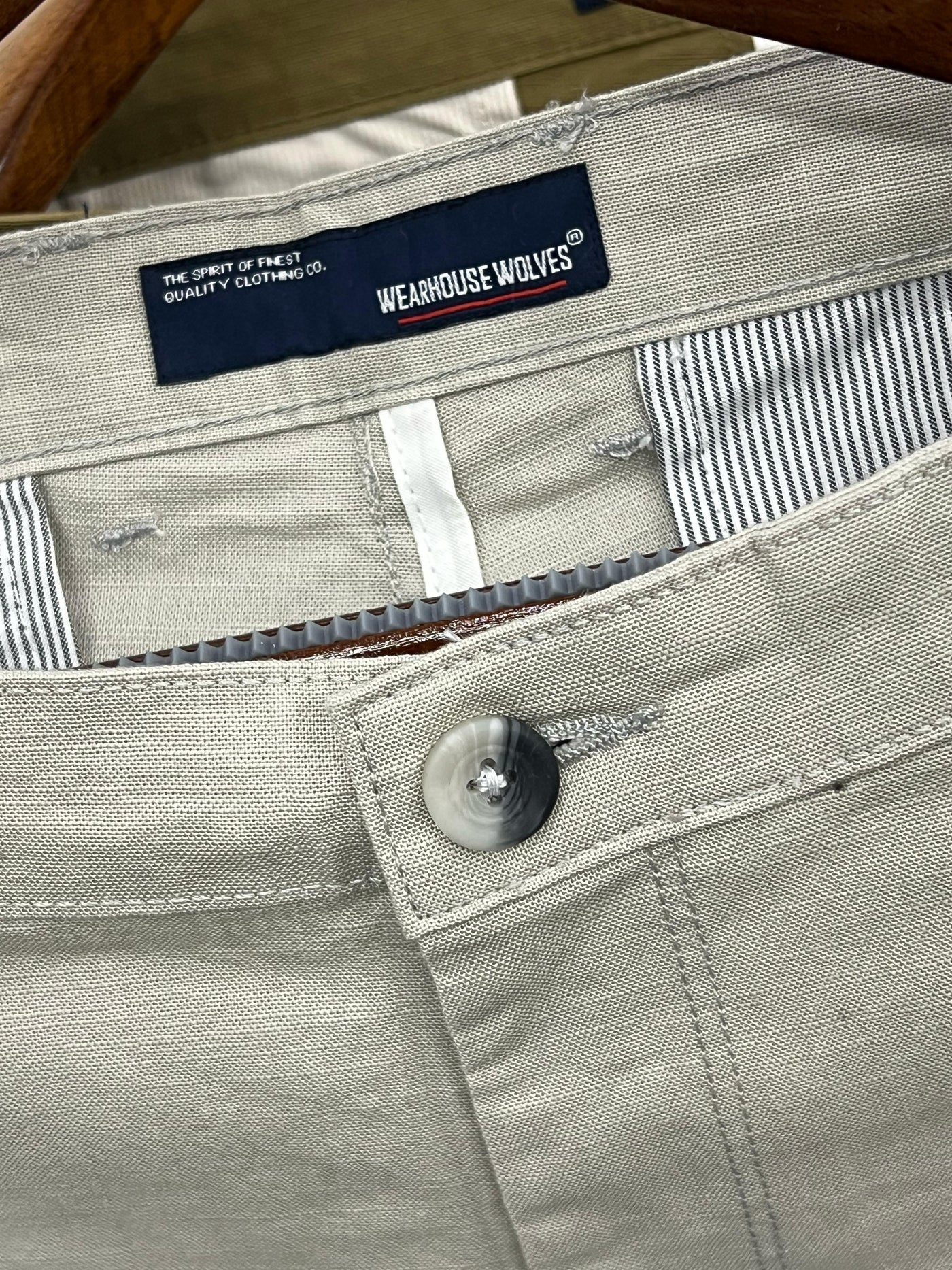 Linen fabric cargo pant